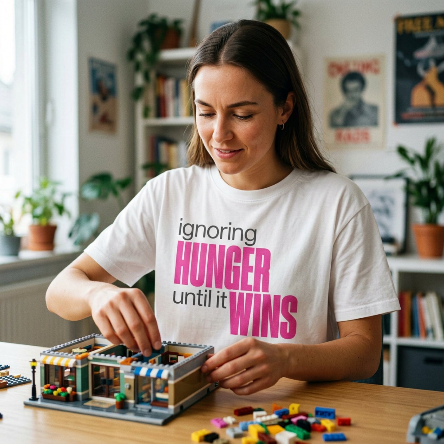 Ignoring Hunger Until It Wins Tee