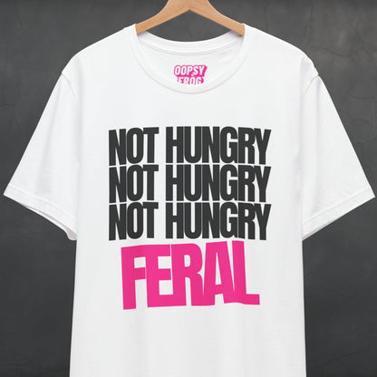 Not Hungry Feral Tee (Pink)