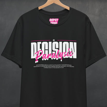Decision Paralysis Tee (Block)