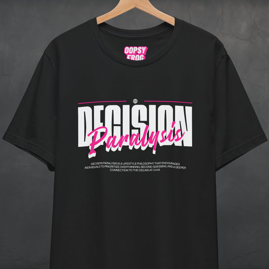 Decision Paralysis Tee (Block)