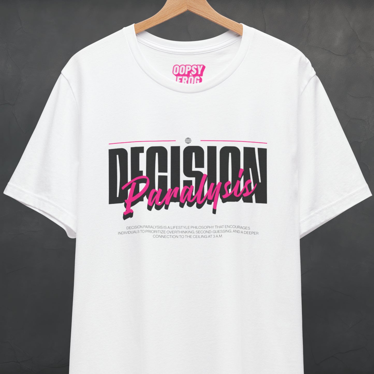 Decision Paralysis Tee (Block)