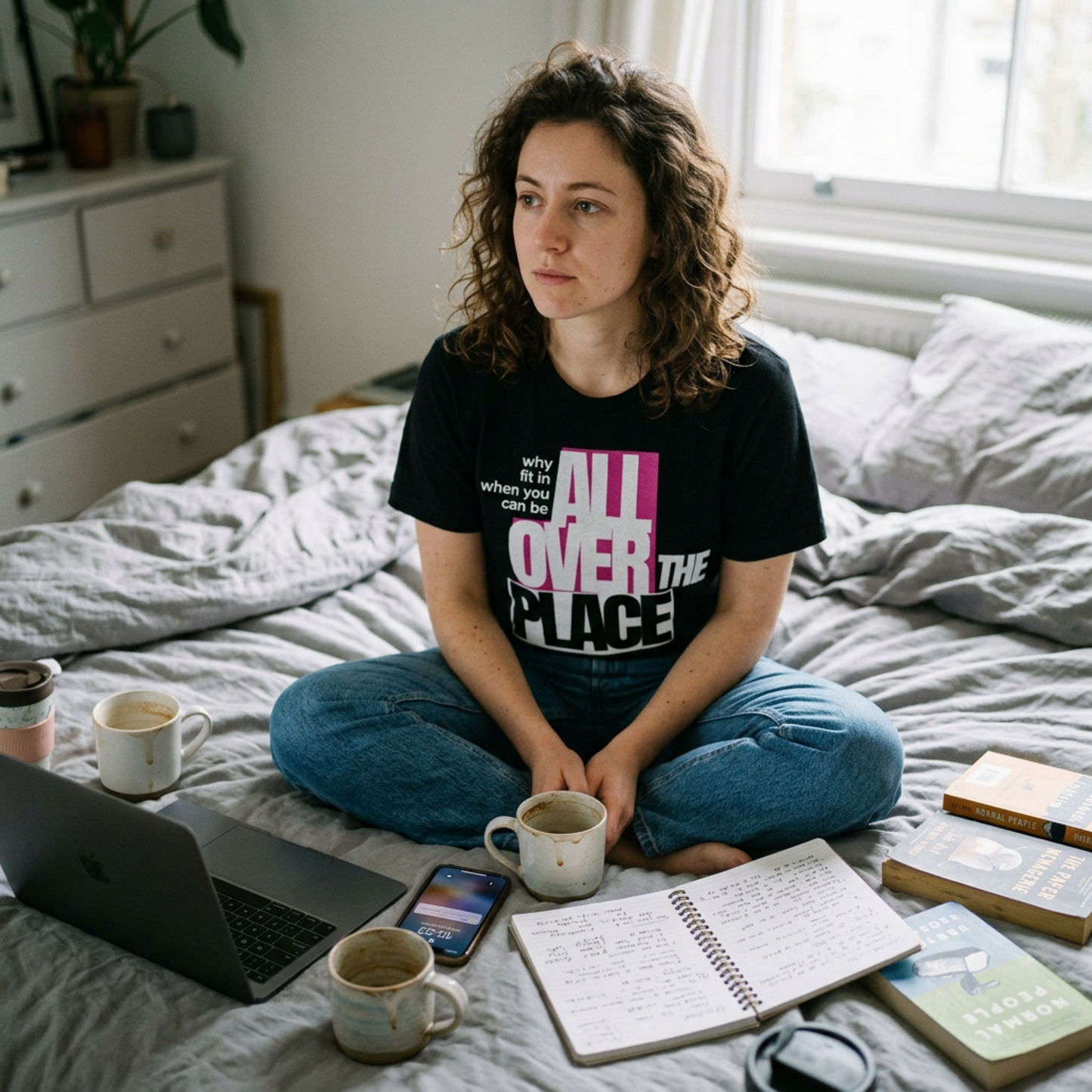 All Over The Place Tee